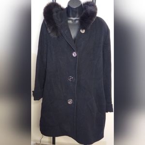 Size 18 - Women's Black Pea Coat